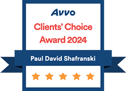 AVVO Clients' Choice Award 2024 Paul David Shafranski