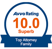 AVVO rating 10.0 Superb top attorney family